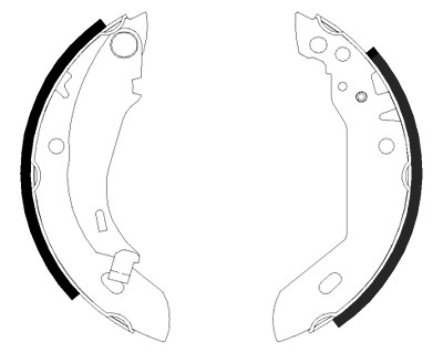 Hella Bremsbackensatz [Hersteller-Nr. 8DB355000-651] für Citroën, Peugeot von HELLA