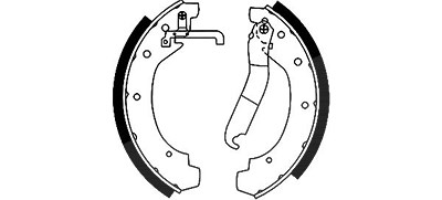 Hella Bremsbackensatz [Hersteller-Nr. 8DB355000-711] für VW von HELLA