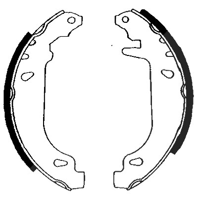 Hella Bremsbackensatz [Hersteller-Nr. 8DB355001-211] für Renault von HELLA