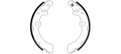 Hella Bremsbackensatz [Hersteller-Nr. 8DB355002-501] für Suzuki von HELLA