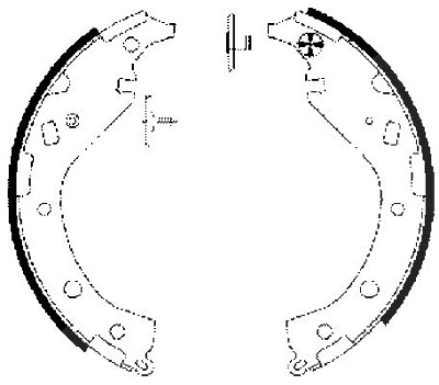 Hella Bremsbackensatz [Hersteller-Nr. 8DB355002-811] für Toyota von HELLA