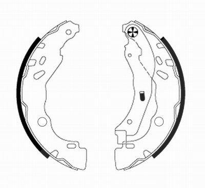 Hella Bremsbackensatz [Hersteller-Nr. 8DB355020-081] für Peugeot, Citroën, Ds von HELLA