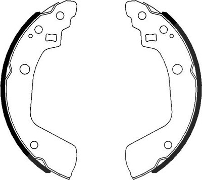 Hella Bremsbackensatz [Hersteller-Nr. 8DB355022-051] für Suzuki von HELLA