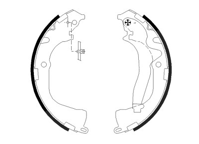 Hella Bremsbackensatz [Hersteller-Nr. 8DB355022-061] für VW von HELLA