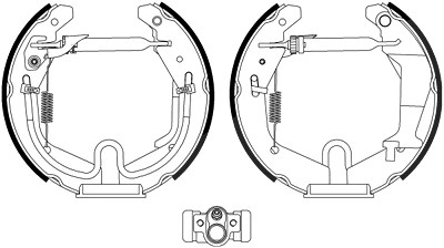 Hella Bremsbackensatz [Hersteller-Nr. 8DB355022-981] für Suzuki von HELLA