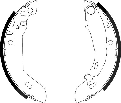 Hella Bremsbackensatz [Hersteller-Nr. 8DB355000-591] für Peugeot, Renault von HELLA