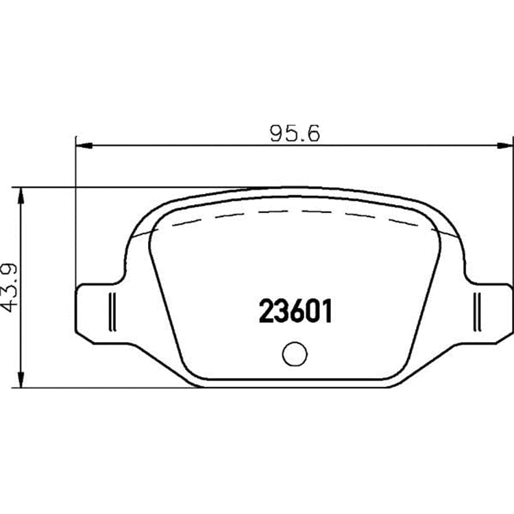 Hella Bremsbel?ge hinten Abarth Citroen Fiat Lada Lancia von HELLA