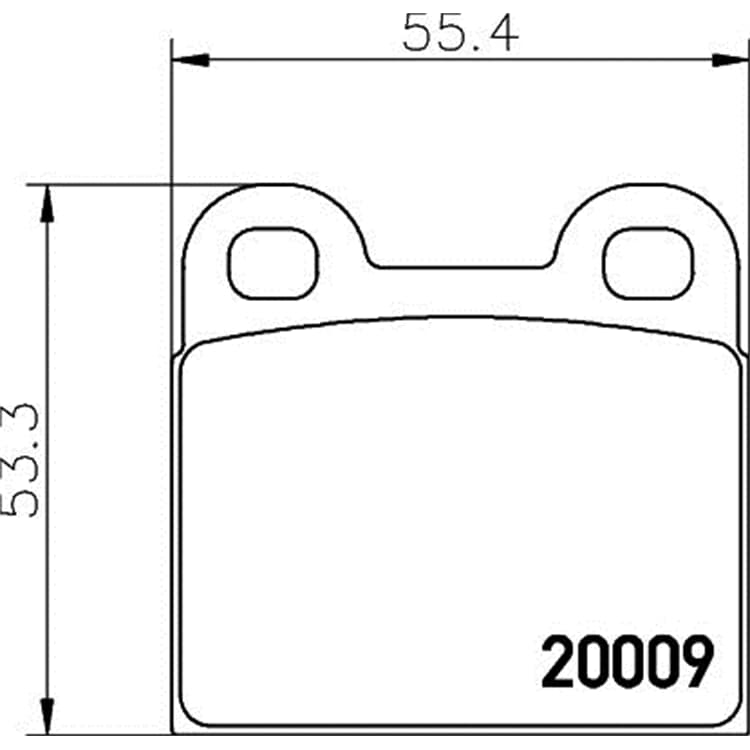 Hella Bremsbel?ge hinten Alfa Romeo Opel Porsche Saab Talbot VW Volvo von HELLA