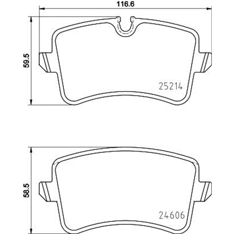 Hella Bremsbel?ge hinten Audi A8 von HELLA