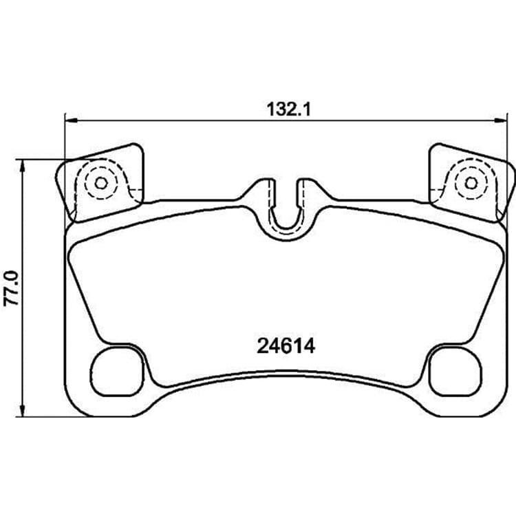 Hella Bremsbel?ge hinten Audi Q7 Porsche Cayenne VW Touareg von HELLA