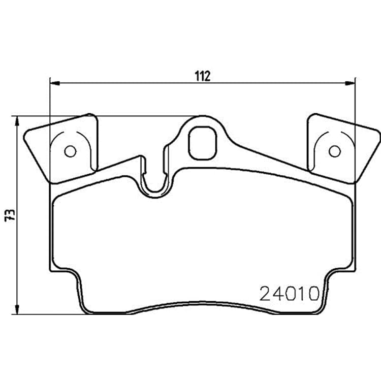 Hella Bremsbel?ge hinten Audi Q7 Porsche Cayenne von HELLA