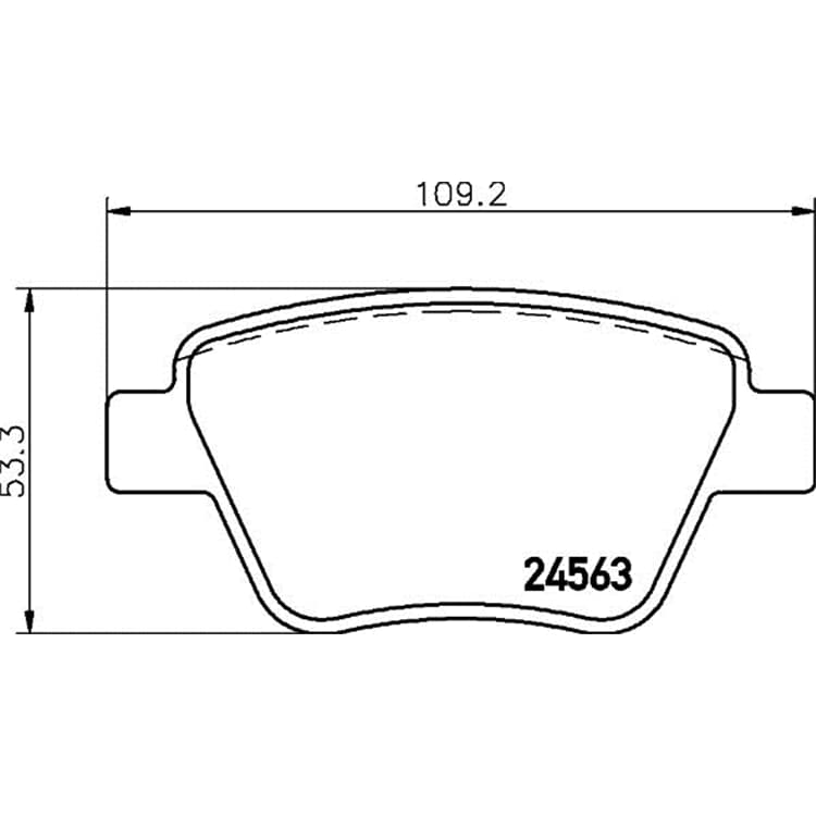 Hella Bremsbel?ge hinten Audi Seat Skoda VW von HELLA