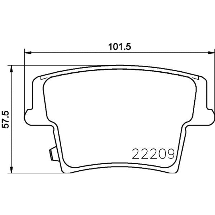 Hella Bremsbel?ge hinten Chrysler 300c Dodge Challenger Charger von HELLA