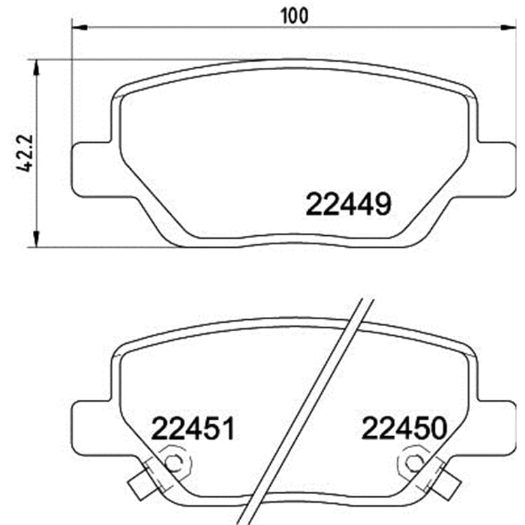 Hella Bremsbel?ge hinten Fiat Tipo von HELLA