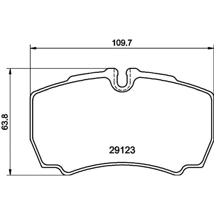 Hella Bremsbel?ge hinten Ford Transit von HELLA