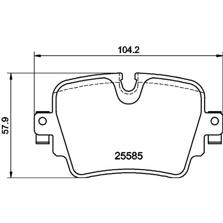 Hella Bremsbel?ge hinten Jaguar F-Type Xj von HELLA