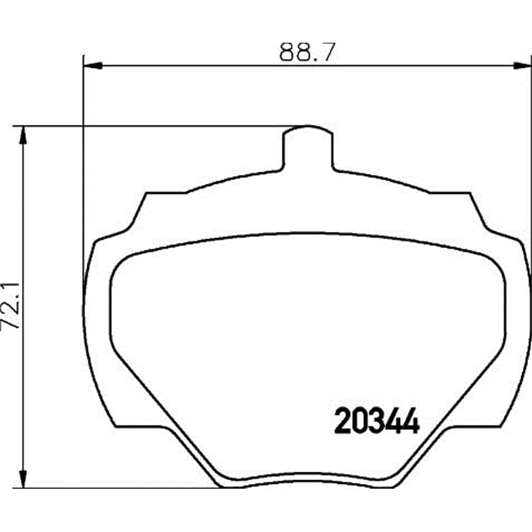 Hella Bremsbel?ge hinten Land Rover Defender Discovery Range von HELLA