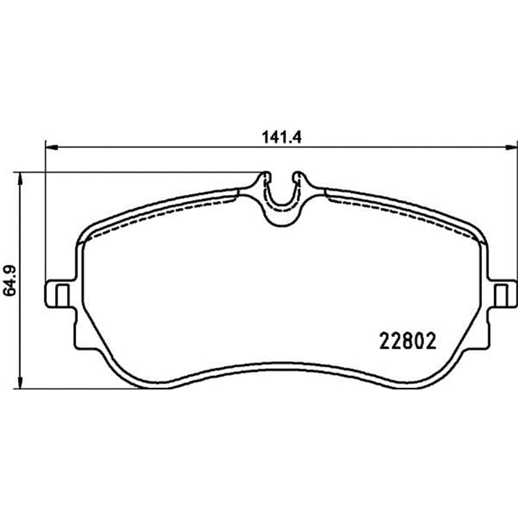 Hella Bremsbel?ge hinten MAN Tge VW Amarok Crafter Grand von HELLA