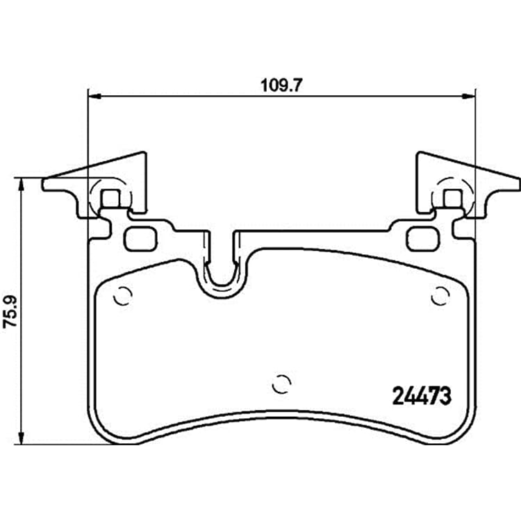 Hella Bremsbel?ge hinten Mercedes Clk Cls E-Klasse Sl Slk von HELLA