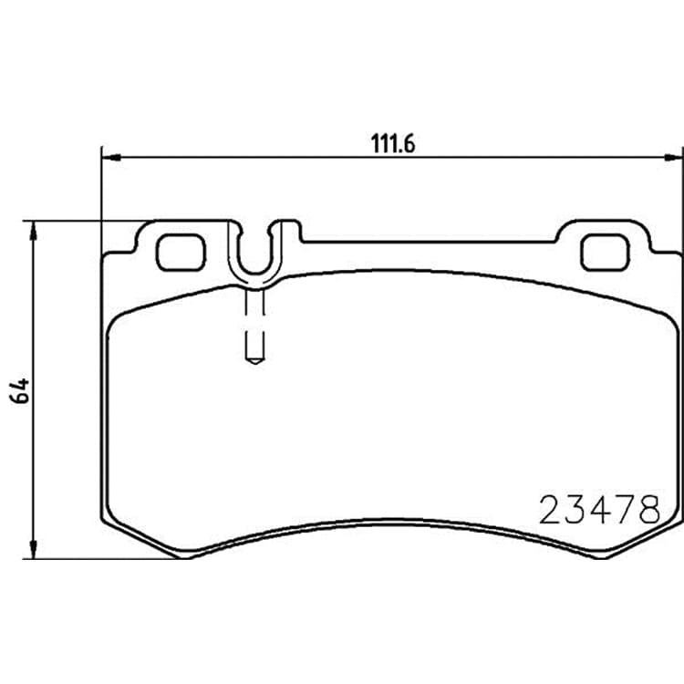 Hella Bremsbel?ge hinten Mercedes Clk S-Klasse Sl von HELLA