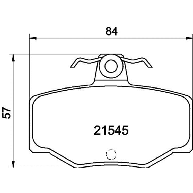 Hella Bremsbel?ge hinten Nissan Almera Primera von HELLA