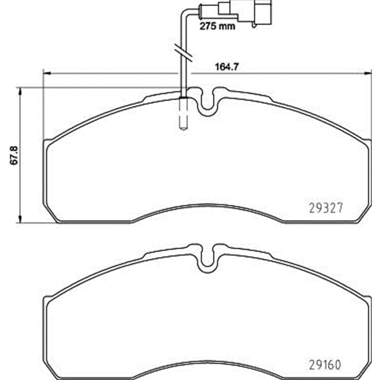 Hella Bremsbel?ge hinten Nissan Cabstar Nt400 von HELLA