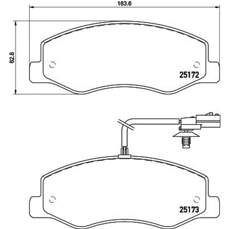 Hella Bremsbel?ge hinten Nissan Interstar Nv400 Opel Movano Renault Master von HELLA