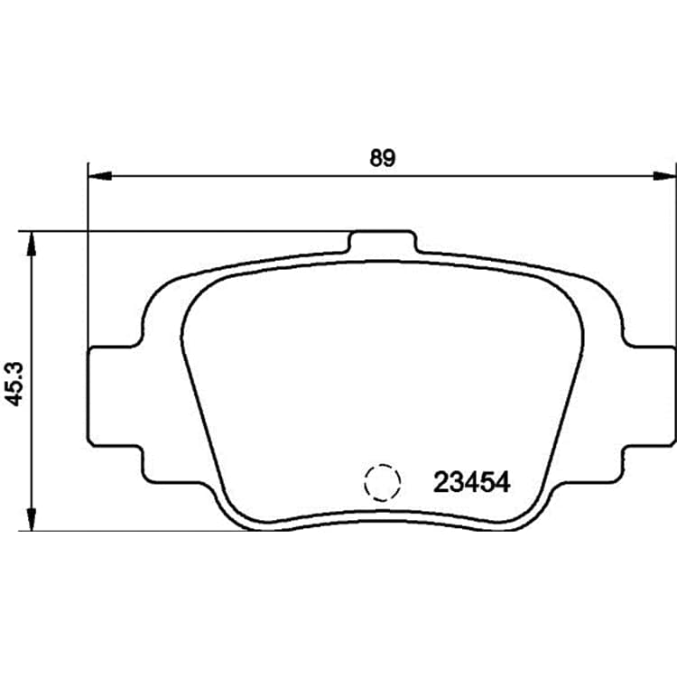 Hella Bremsbel?ge hinten Nissan Micra von HELLA