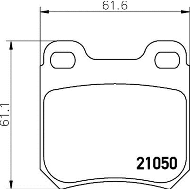 Hella Bremsbel?ge hinten Opel Omega Senator Vectra Saab 9-3 900 von HELLA