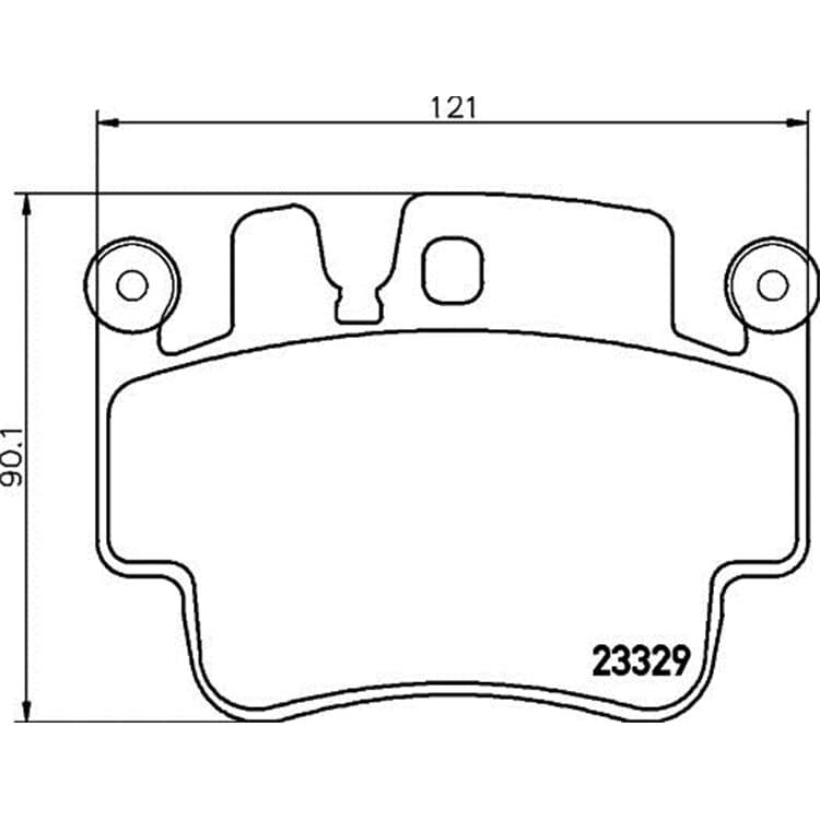 Hella Bremsbel?ge hinten Porsche 911 Boxster von HELLA