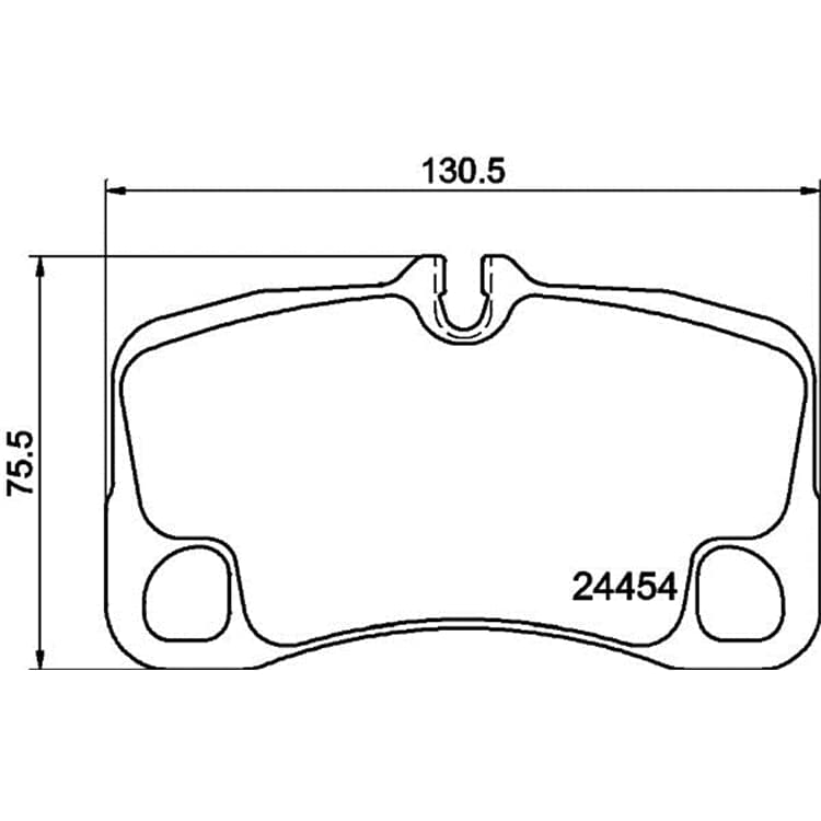 Hella Bremsbel?ge hinten Porsche 911 von HELLA