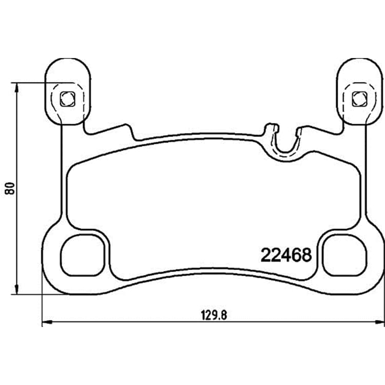 Hella Bremsbel?ge hinten Porsche Cayenne von HELLA