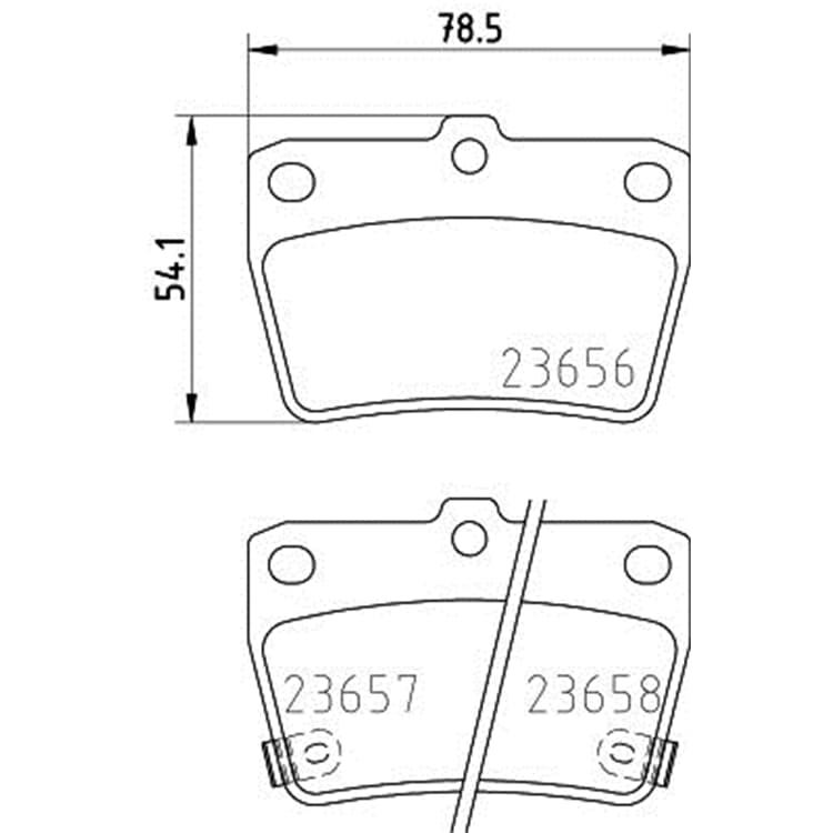 Hella Bremsbel?ge hinten Toyota Rav von HELLA