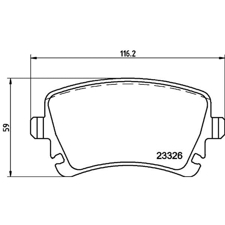 Hella Bremsbel?ge hinten VW California Multivan Transporter von HELLA