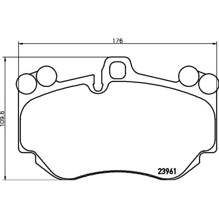 Hella Bremsbel?ge vorne Audi R8 Lamborghini Hurac?n Porsche Cayenne von HELLA