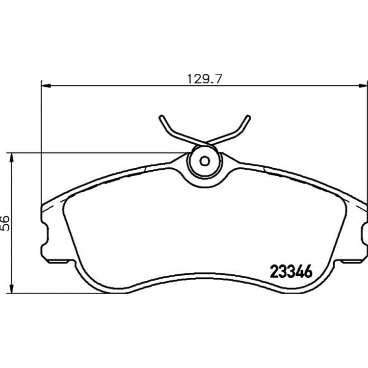 Hella Bremsbel?ge vorne Citroen Berlingo Xsara Peugeot 206 Partner von HELLA