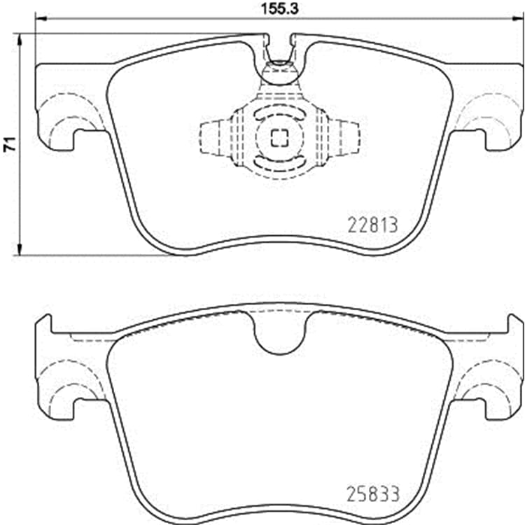 Hella Bremsbel?ge vorne Citroen DS Opel Peugeot Toyota von HELLA