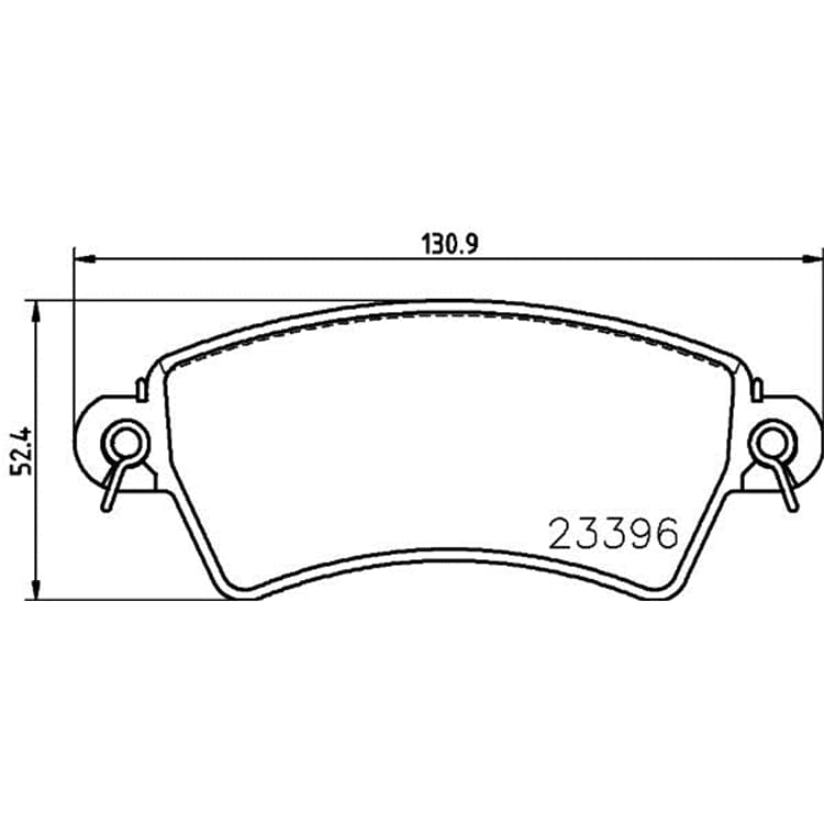 Hella Bremsbel?ge vorne Citroen Xsara Peugeot 206 306 von HELLA