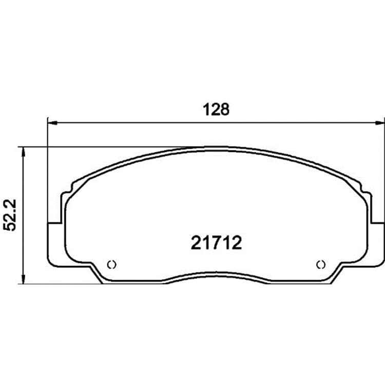 Hella Bremsbel?ge vorne Daihatsu Feroza Rocky Rugger von HELLA