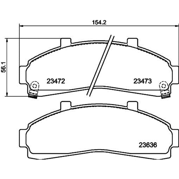 Hella Bremsbel?ge vorne Ford Explorer von HELLA