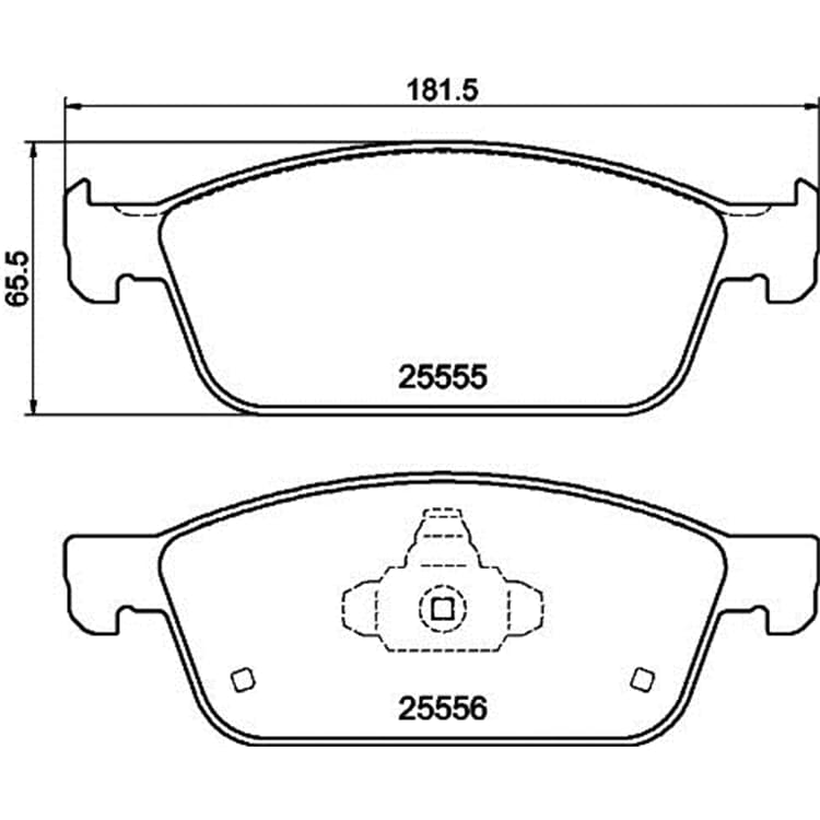 Hella Bremsbel?ge vorne Ford Kuga Tourneo Transit von HELLA