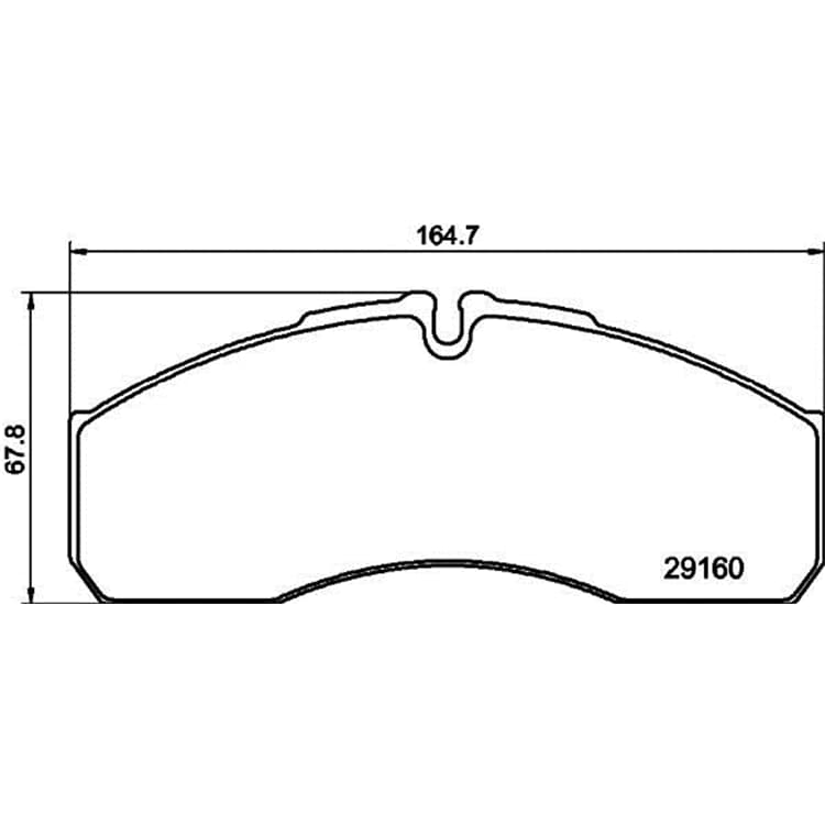 Hella Bremsbel?ge vorne Iveco Daily Nissan Cabstar Renault Mascott Master von HELLA