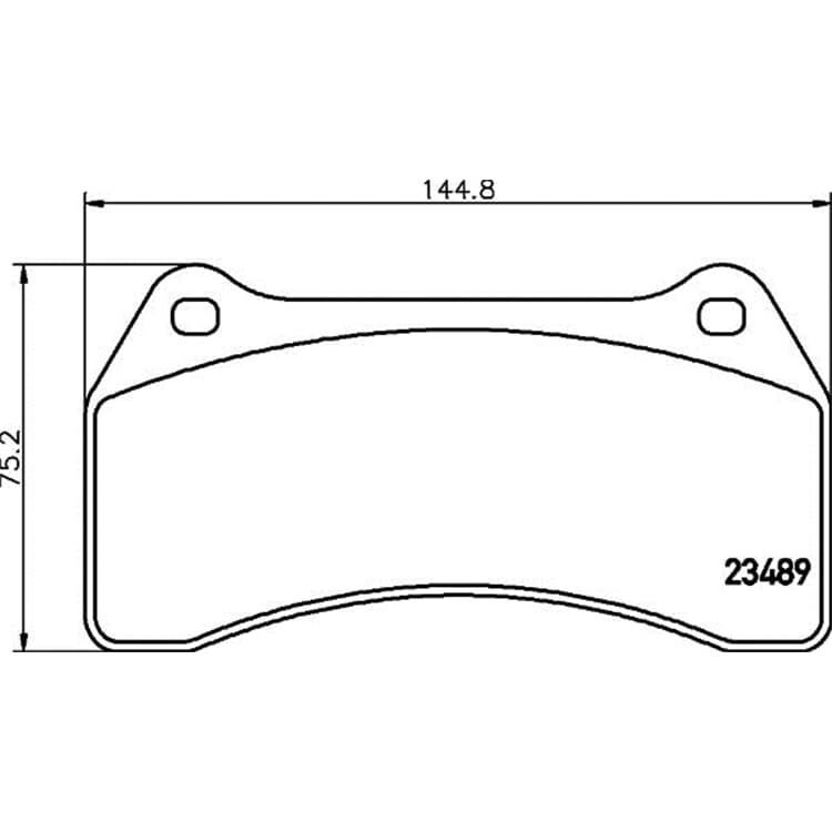 Hella Bremsbel?ge vorne Jaguar S-Type Xj von HELLA