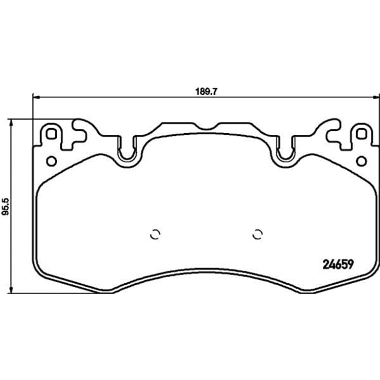 Hella Bremsbel?ge vorne Land Rover Defender Discovery Range von HELLA