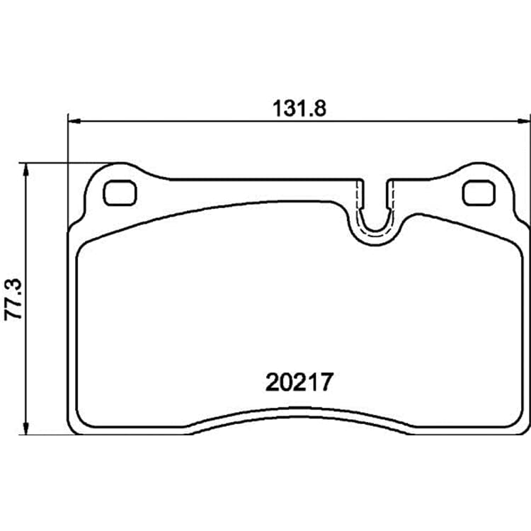 Hella Bremsbel?ge vorne Land Rover Range von HELLA