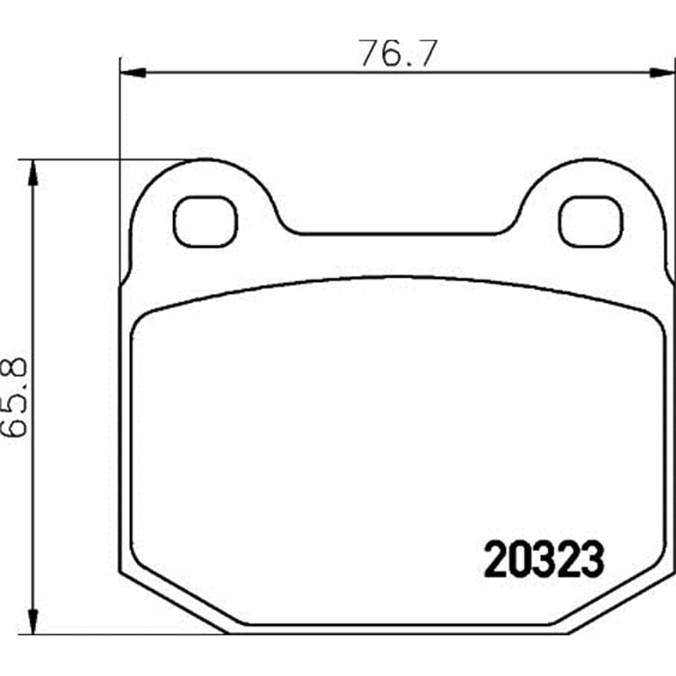 Hella Bremsbel?ge vorne Lotus Opel TESLA von HELLA