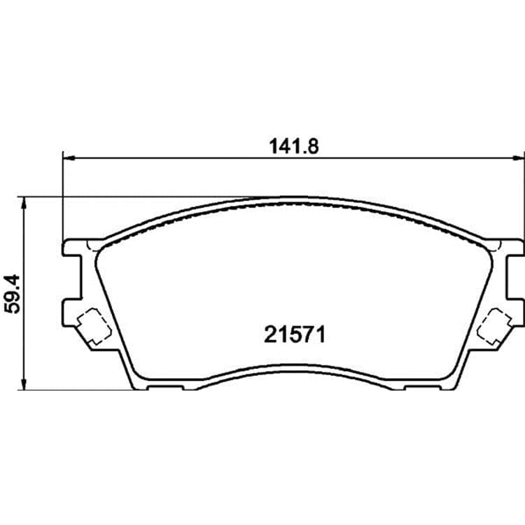 Hella Bremsbel?ge vorne Mazda Xedos von HELLA