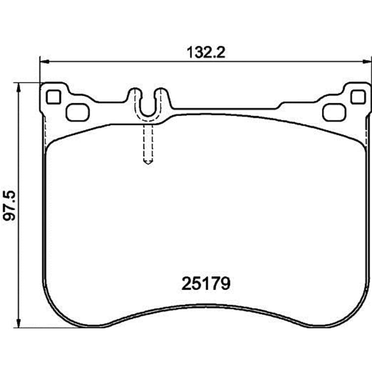 Hella Bremsbel?ge vorne Mercedes Cls E-Klasse S-Klasse Sl von HELLA