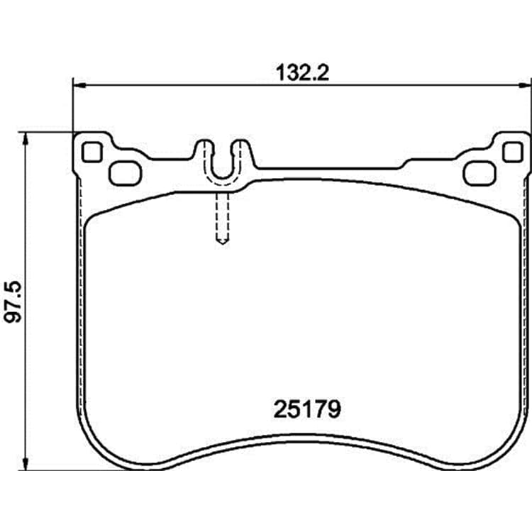 Hella Bremsbel?ge vorne Mercedes Cls E-Klasse S-Klasse von HELLA