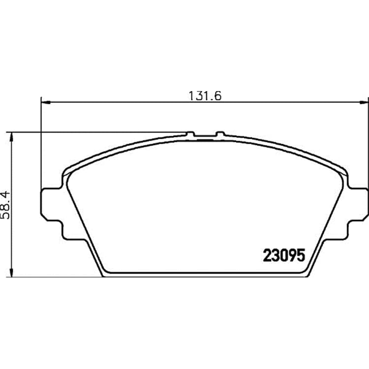 Hella Bremsbel?ge vorne Nissan Almera Primera von HELLA